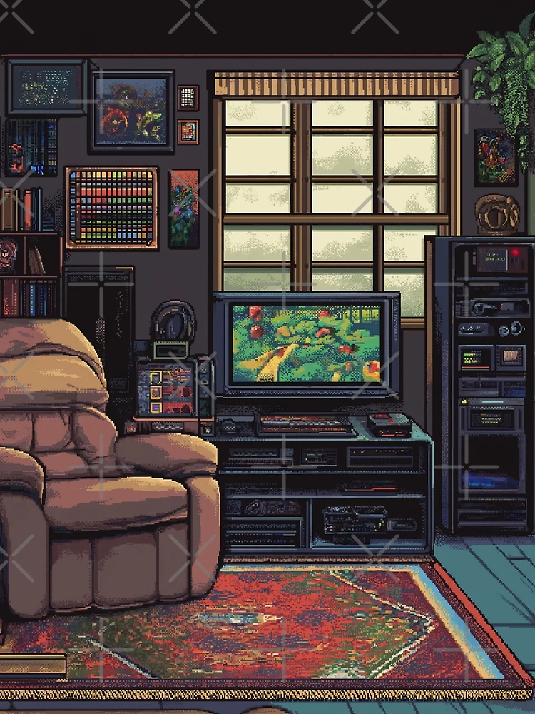 Thumbnail 3 of 3, Scarf, Gameroom In 8bit designed and sold by Rtymer.