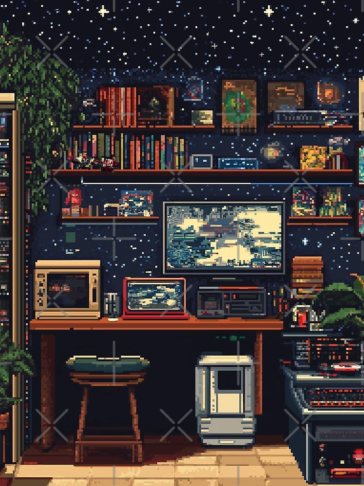 Thumbnail 3 of 3, Scarf, Gameroom In 8bit designed and sold by Rtymer.