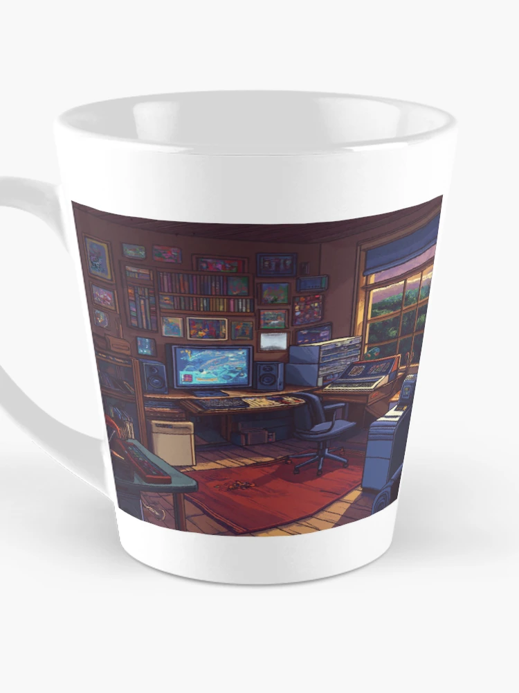 Thumbnail 3 of 4, Coffee Mug, Gameroom In 8bit designed and sold by Rtymer.