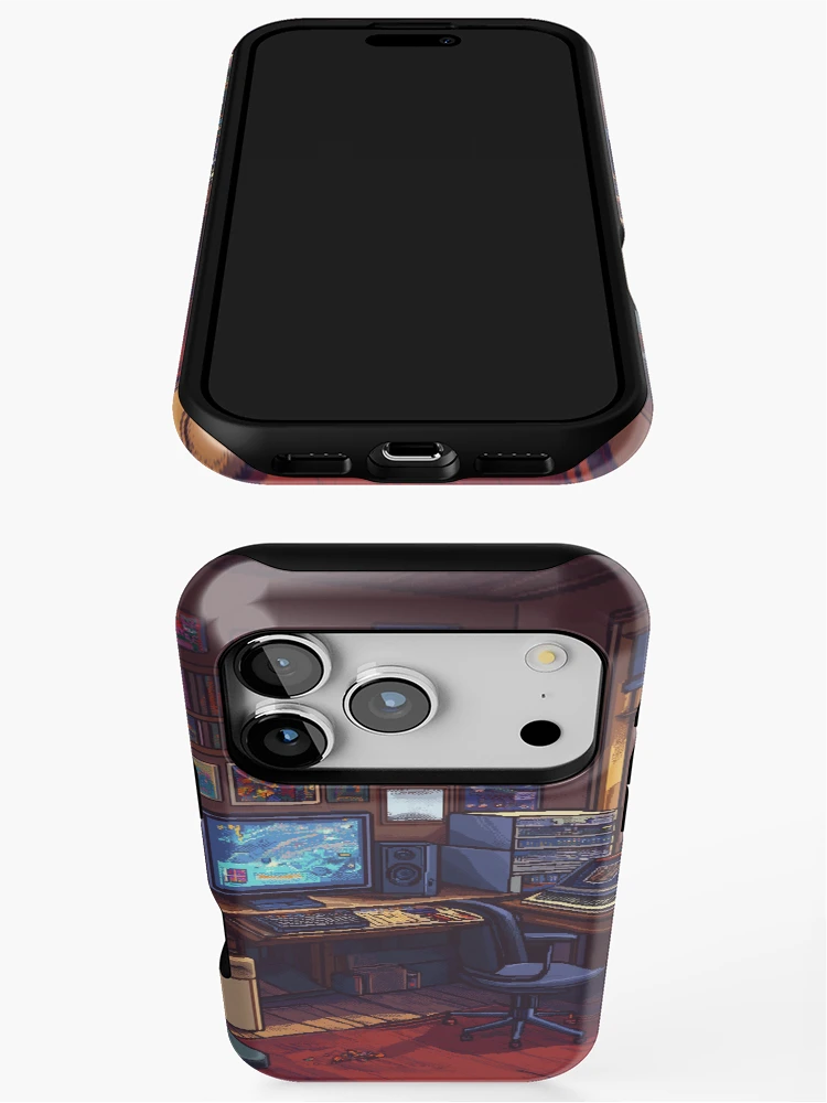 Thumbnail 3 of 4, iPhone Case, Gameroom In 8bit designed and sold by Rtymer.