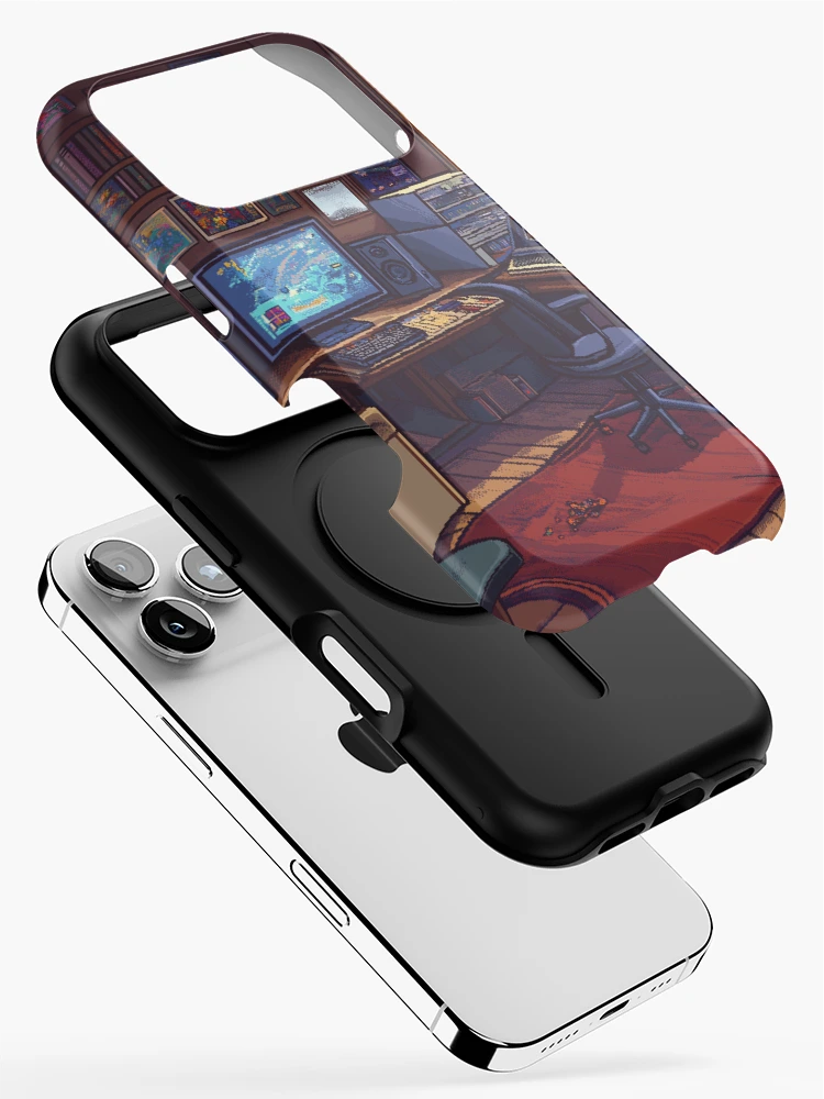 Thumbnail 2 of 4, iPhone Case, Gameroom In 8bit designed and sold by Rtymer.