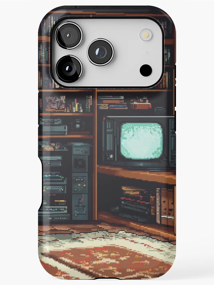 Thumbnail 1 of 4, iPhone Case, Gameroom In 8bit designed and sold by Rtymer.