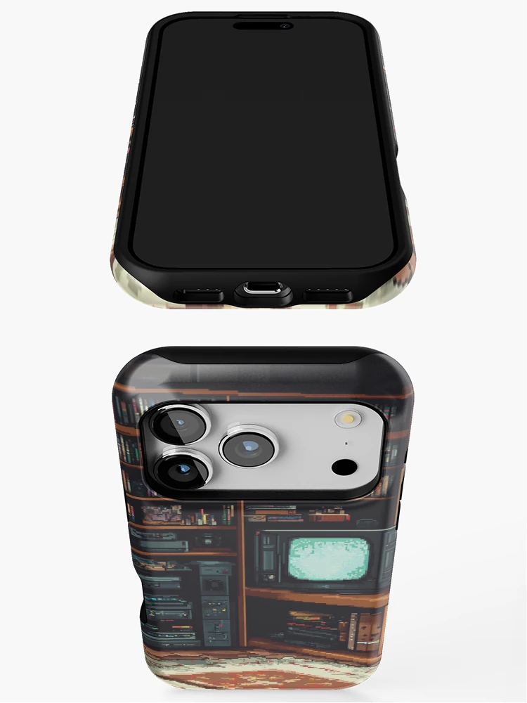 Thumbnail 3 of 4, iPhone Case, Gameroom In 8bit designed and sold by Rtymer.
