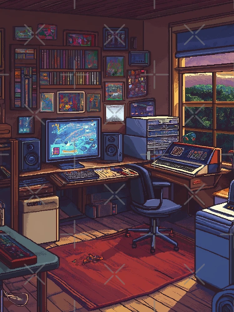 Thumbnail 3 of 3, Scarf, Gameroom In 8bit designed and sold by Rtymer.