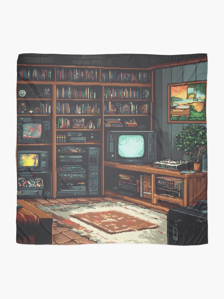 Thumbnail 2 of 3, Scarf, Gameroom In 8bit designed and sold by Rtymer.