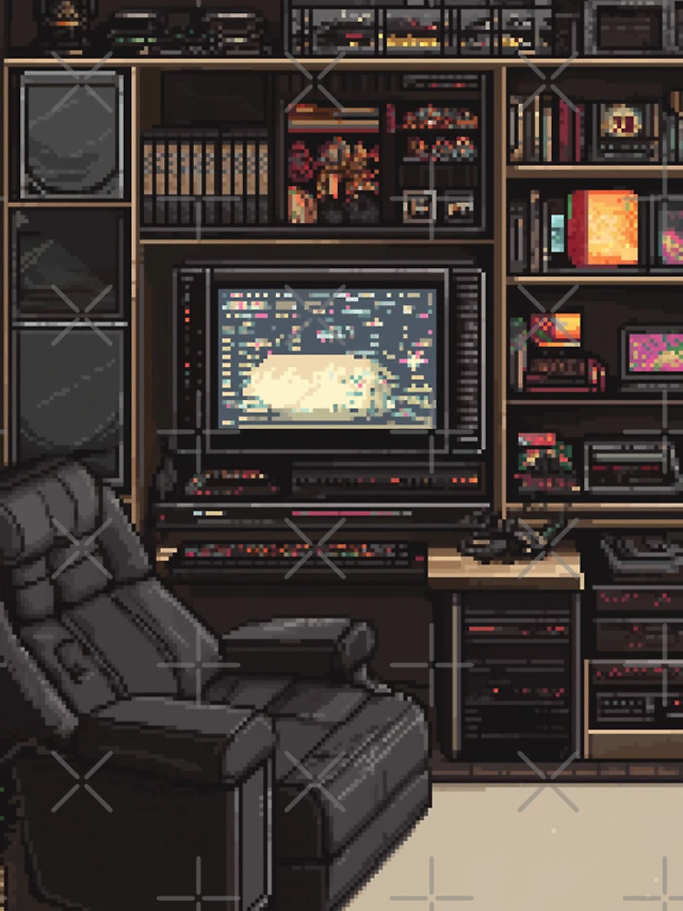 Thumbnail 4 of 4, iPhone Case, Gameroom In 8bit designed and sold by Rtymer.