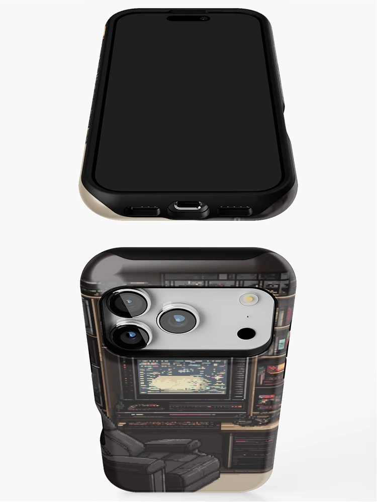 Thumbnail 3 of 4, iPhone Case, Gameroom In 8bit designed and sold by Rtymer.