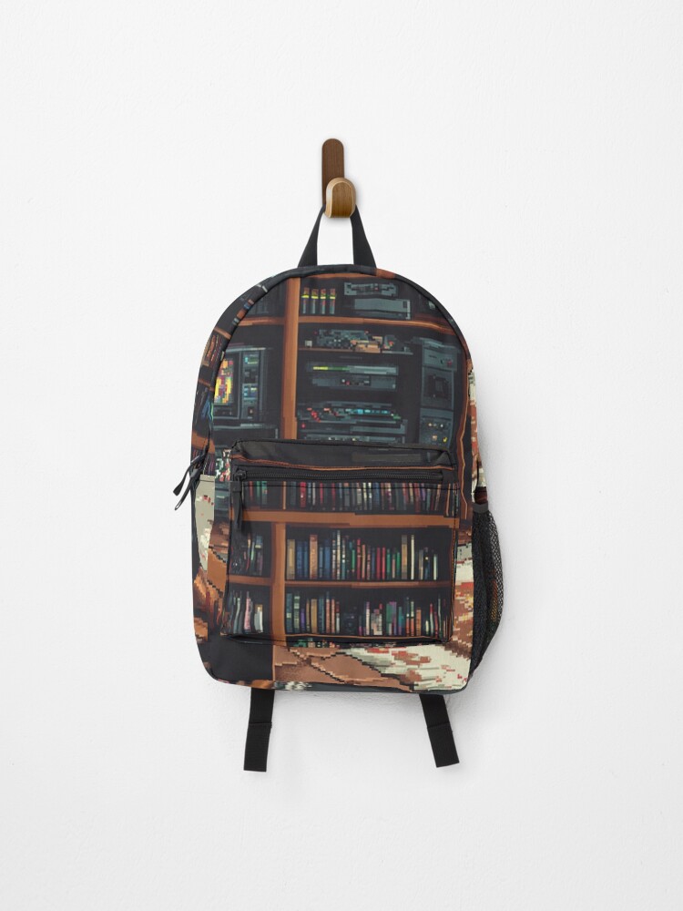 Thumbnail 1 of 3, Backpack, Gameroom In 8bit designed and sold by Rtymer.