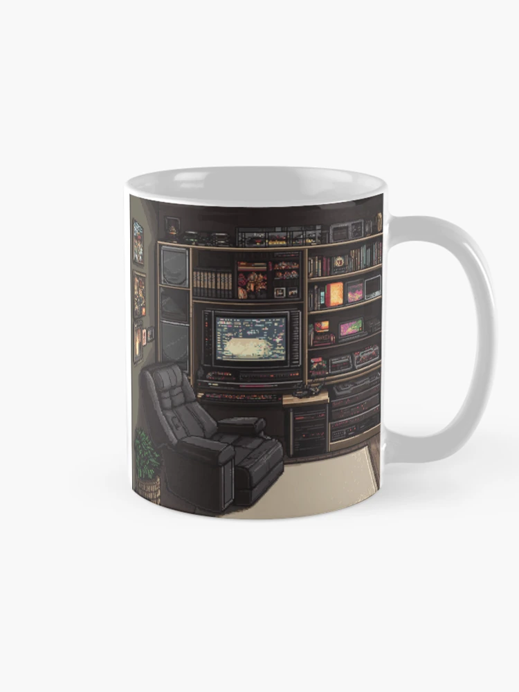 Thumbnail 3 of 6, Coffee Mug, Gameroom In 8bit designed and sold by Rtymer.