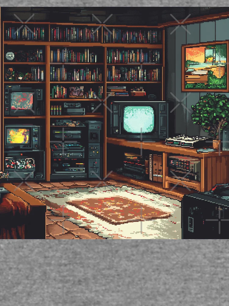 Thumbnail 6 of 6, Lightweight Sweatshirt, Gameroom In 8bit designed and sold by Rtymer.