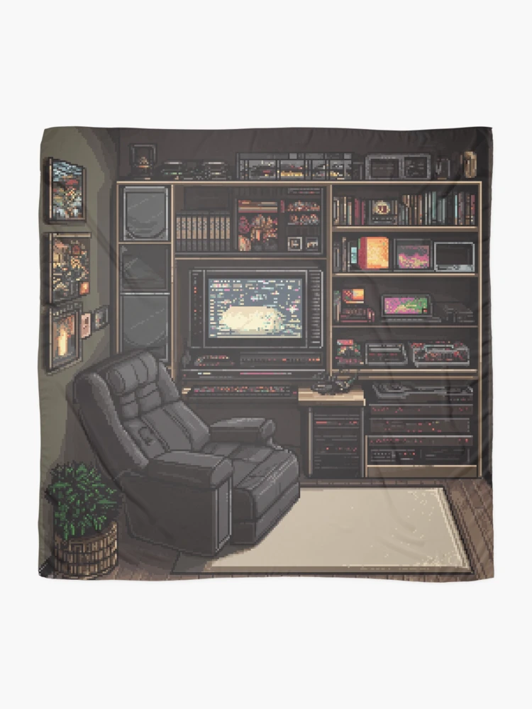 Thumbnail 2 of 3, Scarf, Gameroom In 8bit designed and sold by Rtymer.