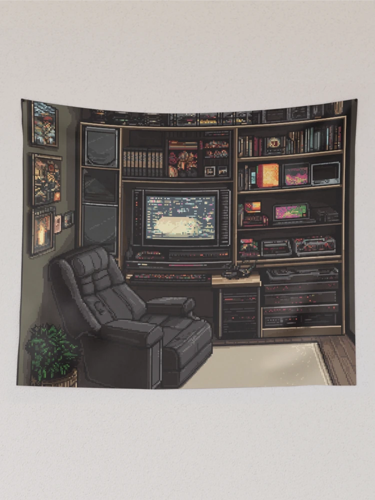 Thumbnail 2 of 3, Tapestry, Gameroom In 8bit designed and sold by Rtymer.