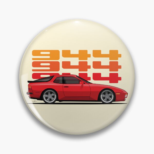 Artikelvorschau, Porsche 944 Turbo Side Retro-Abbildung entworfen und verkauft von blackdogshop.