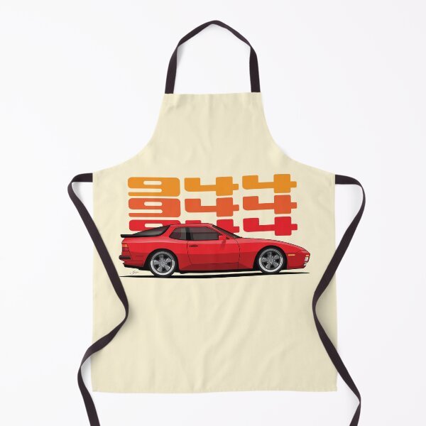 Item preview, Porsche 944 Turbo Side retro illustration designed and sold by blackdogshop.