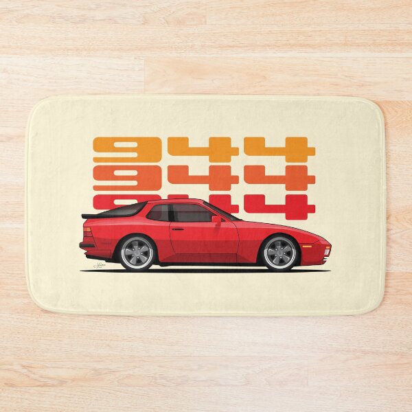 Item preview, Porsche 944 Turbo Side retro illustration designed and sold by blackdogshop.