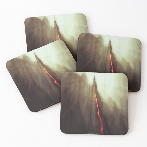 Item preview, "Tower in Flux: Abstract Urban Glow" designed and sold by alternativeexpo.
