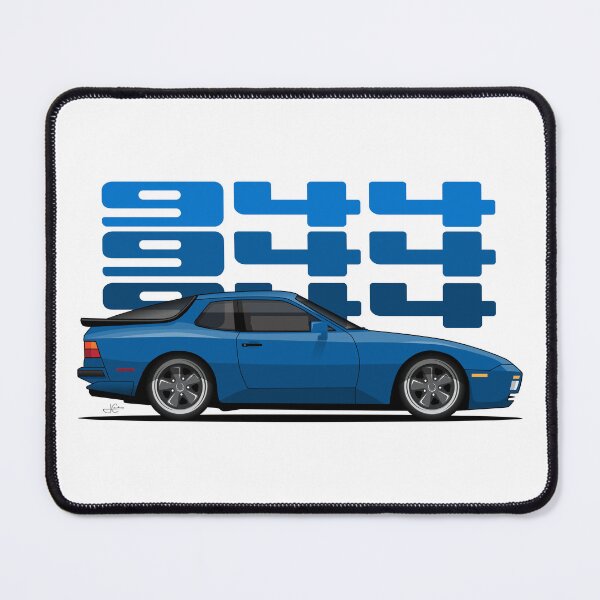 Item preview, Porsche 944 Turbo Side retro illustration designed and sold by blackdogshop.