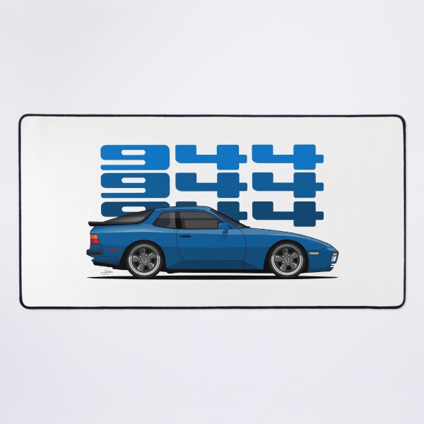 Item preview, Porsche 944 Turbo Side retro illustration designed and sold by blackdogshop.
