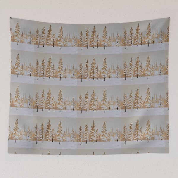Item preview, Snowy trees designed and sold by Brush&Hue.