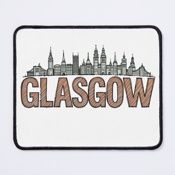 Item preview, Glasgow Skyline Art designed and sold by RebelPaintBrush.