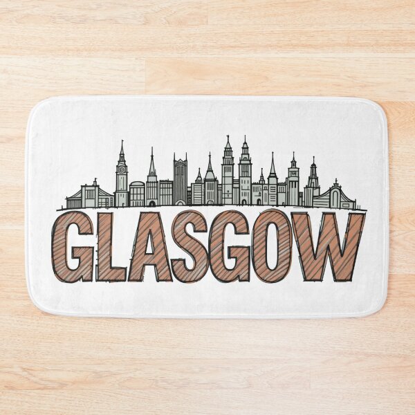 Item preview, Glasgow Skyline Art designed and sold by RebelPaintBrush.