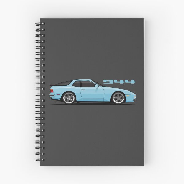 Item preview, Porsche 944 turbo retro Light Blue Illustration designed and sold by blackdogshop.