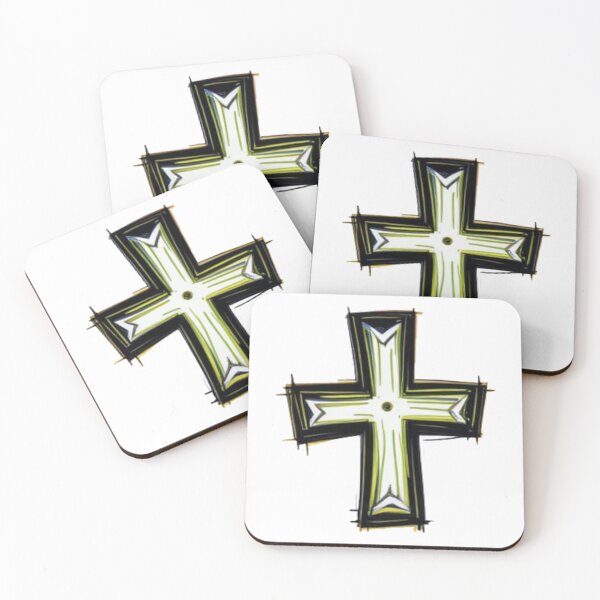 Item preview, Neon Cross Arcane Scribble designed and sold by RebelPaintBrush.