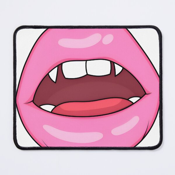 Item preview, Pink Lips with Fangs - Cute and Fun Design designed and sold by MarVan-Prints.