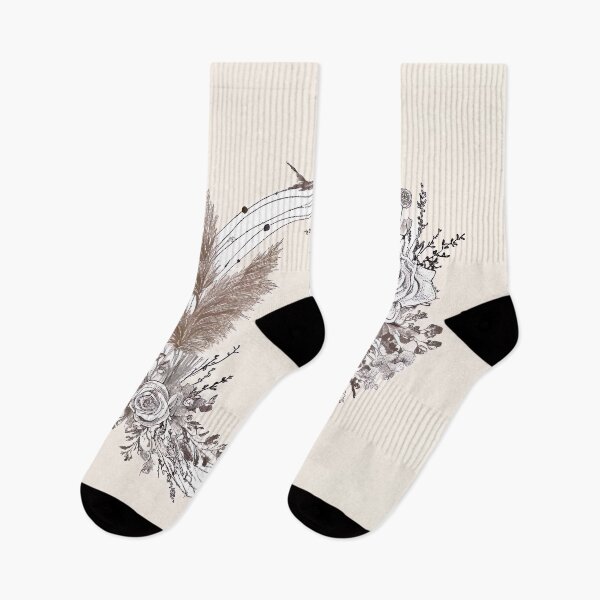 Item preview, Elegant Floral Boho Wreath Design with Pampas Grass and Roses designed and sold by ashrafzain.