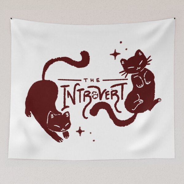 Item preview, The introvert - cats  designed and sold by Colleenartx.