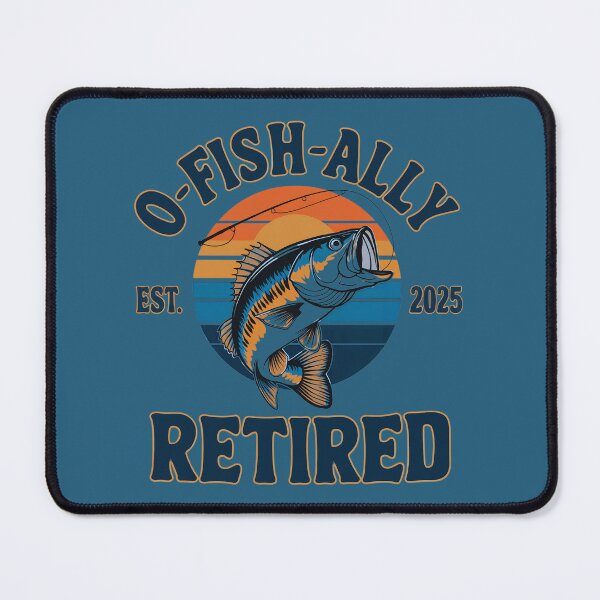 Item preview, O Fish Ally Retired: Bold Fishing Themed Retirement Art designed and sold by elynne9.