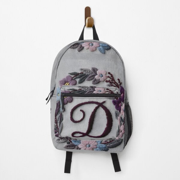 Item preview, Monogrammed D with Flowers designed and sold by Lisamariesumner.