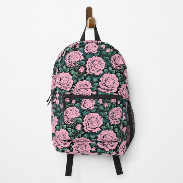 Item preview, Gothic Pink Roses Seamless Pattern - Dark Easthetic Lovers designed and sold by Wiss2Arts.