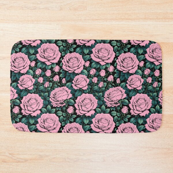 Item preview, Gothic Pink Roses Seamless Pattern - Dark Easthetic Lovers designed and sold by Wiss2Arts.