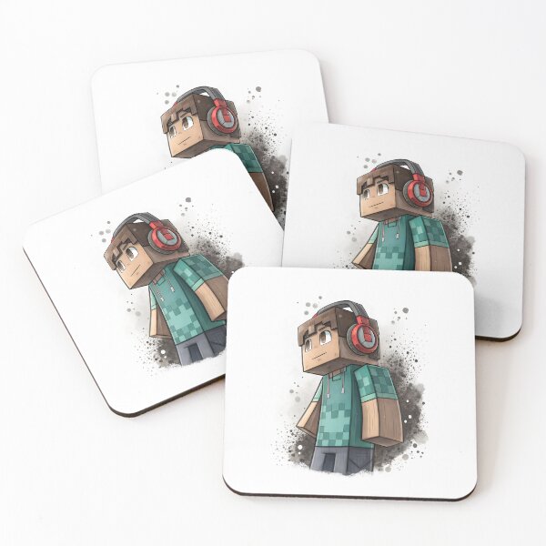 Item preview, Cool Minecraft Steve wearing headphones designed and sold by glenwith1na.