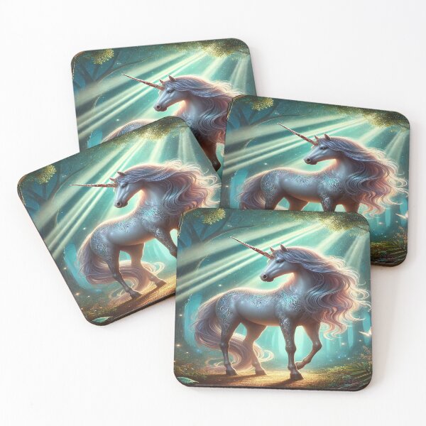 Item preview, Majestic Unicorn Enchanted Forest designed and sold by 0Mystica0.