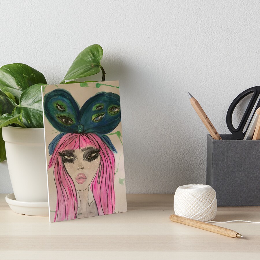 Item preview, Art Board Print designed and sold by HausofDolls.