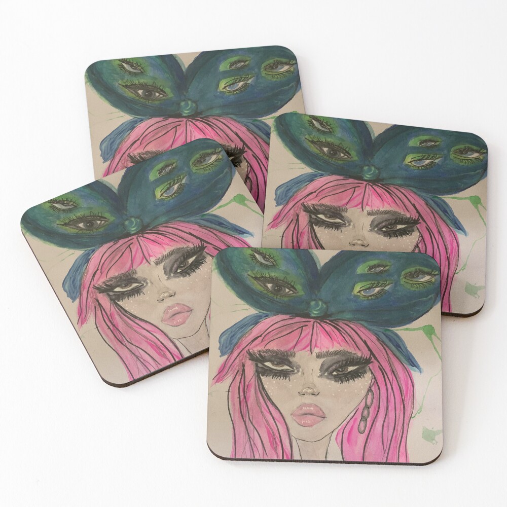 Item preview, Coasters (Set of 4) designed and sold by HausofDolls.