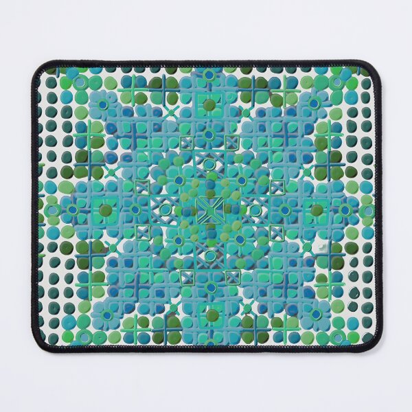 Item preview, Dotty teal grass square designed and sold by bekki smith.