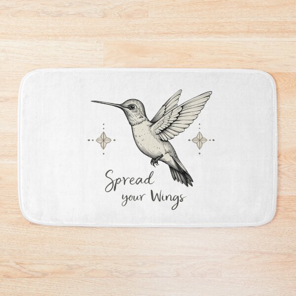 Item preview, Spread Your Wings Hummingbird designed and sold by RebelPaintBrush.
