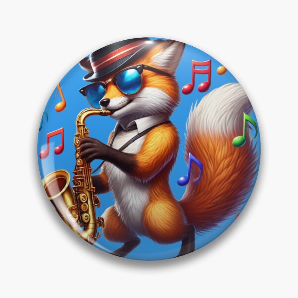 Item preview, Realistic Saxophone-Playing Fox designed and sold by Nauert's.