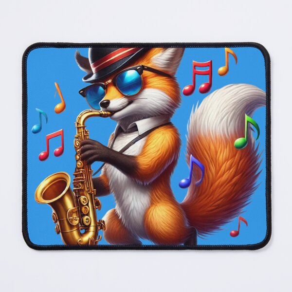 Item preview, Realistic Saxophone-Playing Fox designed and sold by Nauert's.