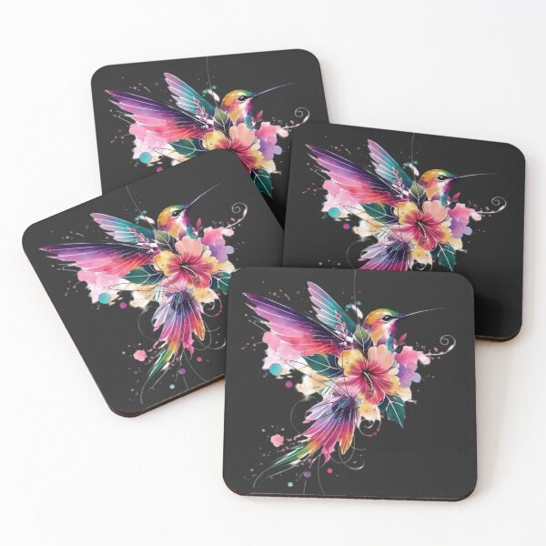 Item preview, Hummingbird and magical colors designed and sold by mourad-GSTL.