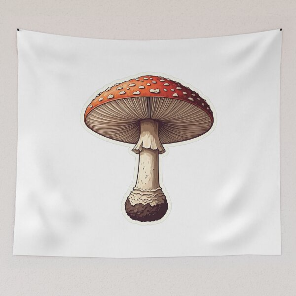 Item preview, Amanita Muscaria Mushroom designed and sold by Pattern Unhinged.