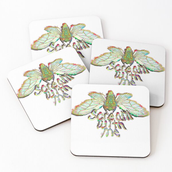 Item preview, Scream with me Cicada designed and sold by RocketRatt.