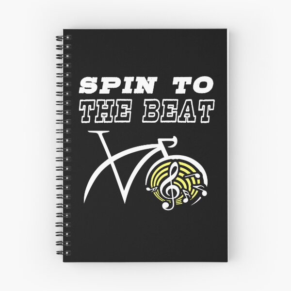 Item preview, Spin to The Beat - Music Spin Class Motivational for Bycicle Lovers designed and sold by Dmetalx Art Apparel.