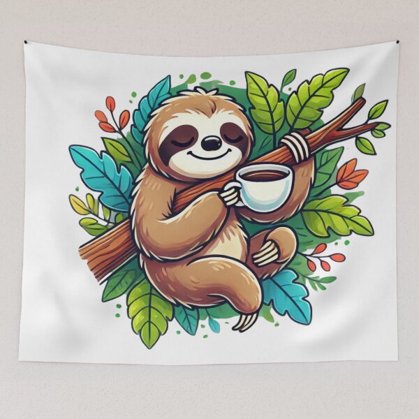 Item preview, Serene Coffee Sloth designed and sold by Nauert's.