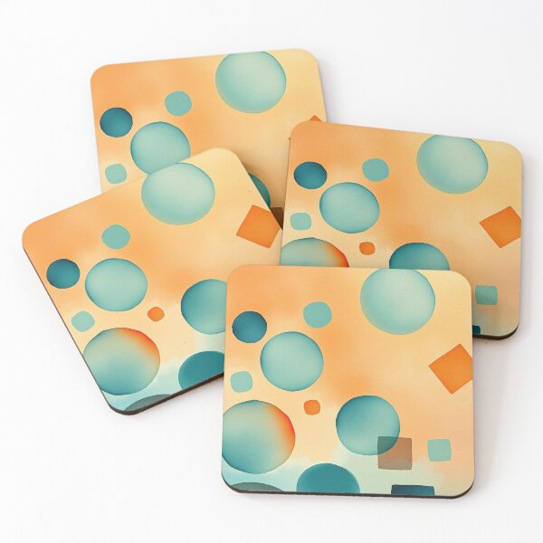 Item preview, Floating Shapes In Warm And Cool Tones designed and sold by ChrisButler.