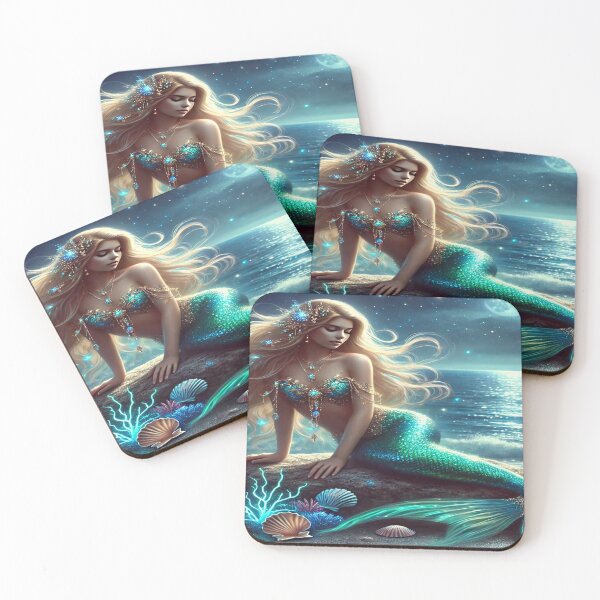 Item preview, Serene Mermaid by Moonlight designed and sold by 0Mystica0.