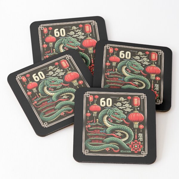 Item preview, 60 year old Birthday Chinese Lunar New Year of the Snake 2025 designed and sold by BeaverFriends.